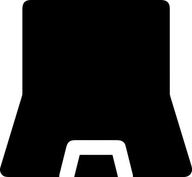 Şeffaf arkaplan ile PNG biçiminde bilgisayar logosu simgesi. Teknoloji markaları, bilişim hizmetleri, web geliştirme veya dijital ürünler için uygun minimalist siyah-beyaz tasarım. Çok yönlü markalaşma ve arayüz kullanımı için temiz ve modern sembol