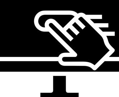 Şeffaf arkaplan ile PNG biçiminde bilgisayar logosu simgesi. Teknoloji markaları, bilişim hizmetleri, web geliştirme veya dijital ürünler için uygun minimalist siyah-beyaz tasarım. Çok yönlü markalaşma ve arayüz kullanımı için temiz ve modern sembol