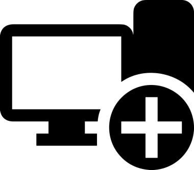 Şeffaf arkaplan ile PNG biçiminde bilgisayar logosu simgesi. Teknoloji markaları, bilişim hizmetleri, web geliştirme veya dijital ürünler için uygun minimalist siyah-beyaz tasarım. Çok yönlü markalaşma ve arayüz kullanımı için temiz ve modern sembol