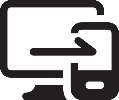 Şeffaf arkaplan ile PNG biçiminde bilgisayar logosu simgesi. Teknoloji markaları, bilişim hizmetleri, web geliştirme veya dijital ürünler için uygun minimalist siyah-beyaz tasarım. Çok yönlü markalaşma ve arayüz kullanımı için temiz ve modern sembol