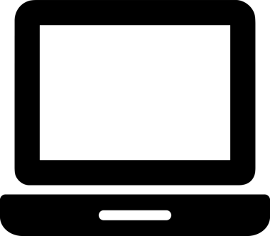 Şeffaf arkaplan ile PNG biçiminde bilgisayar logosu simgesi. Teknoloji markaları, bilişim hizmetleri, web geliştirme veya dijital ürünler için uygun minimalist siyah-beyaz tasarım. Çok yönlü markalaşma ve arayüz kullanımı için temiz ve modern sembol