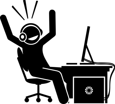 Şeffaf arkaplan ile PNG biçiminde bilgisayar logosu simgesi. Teknoloji markaları, bilişim hizmetleri, web geliştirme veya dijital ürünler için uygun minimalist siyah-beyaz tasarım. Çok yönlü markalaşma ve arayüz kullanımı için temiz ve modern sembol