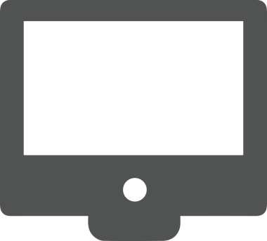 Şeffaf arkaplan ile PNG biçiminde bilgisayar logosu simgesi. Teknoloji markaları, bilişim hizmetleri, web geliştirme veya dijital ürünler için uygun minimalist siyah-beyaz tasarım. Çok yönlü markalaşma ve arayüz kullanımı için temiz ve modern sembol