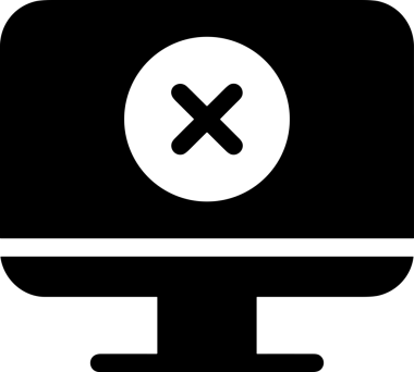 Şeffaf arkaplan ile PNG biçiminde bilgisayar logosu simgesi. Teknoloji markaları, bilişim hizmetleri, web geliştirme veya dijital ürünler için uygun minimalist siyah-beyaz tasarım. Çok yönlü markalaşma ve arayüz kullanımı için temiz ve modern sembol