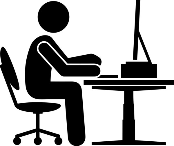 Şeffaf arkaplan ile PNG biçiminde bilgisayar logosu simgesi. Teknoloji markaları, bilişim hizmetleri, web geliştirme veya dijital ürünler için uygun minimalist siyah-beyaz tasarım. Çok yönlü markalaşma ve arayüz kullanımı için temiz ve modern sembol