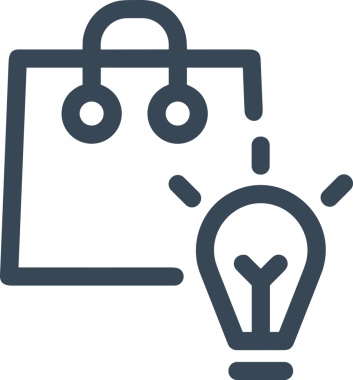 E-Ticaret, Perakende Uygulaması, Çevrimiçi Mağaza ve UI Tasarım Kullanımı için Alışveriş Simgesi Simgesi PNG Resmi