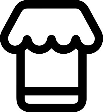 E-Ticaret, Perakende Uygulaması, Çevrimiçi Mağaza ve UI Tasarım Kullanımı için Alışveriş Simgesi Simgesi PNG Resmi