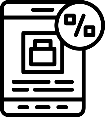 E-Ticaret, Perakende Uygulaması, Çevrimiçi Mağaza ve UI Tasarım Kullanımı için Alışveriş Simgesi Simgesi PNG Resmi