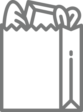 E-Ticaret, Perakende Uygulaması, Çevrimiçi Mağaza ve UI Tasarım Kullanımı için Alışveriş Simgesi Simgesi PNG Resmi