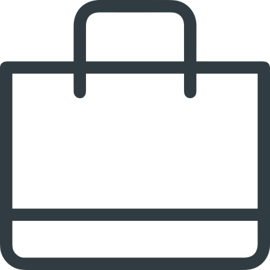 E-Ticaret, Perakende Uygulaması, Çevrimiçi Mağaza ve UI Tasarım Kullanımı için Alışveriş Simgesi Simgesi PNG Resmi