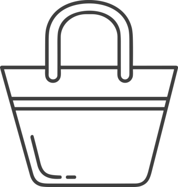 E-Ticaret, Perakende Uygulaması, Çevrimiçi Mağaza ve UI Tasarım Kullanımı için Alışveriş Simgesi Simgesi PNG Resmi