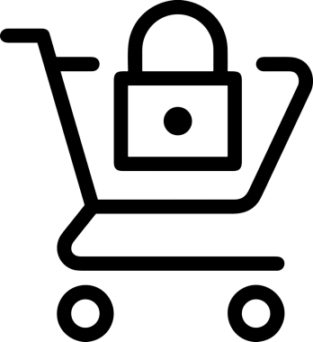 E-Ticaret, Perakende Uygulaması, Çevrimiçi Mağaza ve UI Tasarım Kullanımı için Alışveriş Simgesi Simgesi PNG Resmi