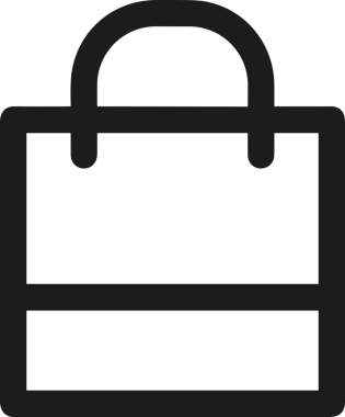 E-Ticaret, Perakende Uygulaması, Çevrimiçi Mağaza ve UI Tasarım Kullanımı için Alışveriş Simgesi Simgesi PNG Resmi