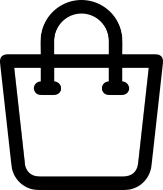 E-Ticaret, Perakende Uygulaması, Çevrimiçi Mağaza ve UI Tasarım Kullanımı için Alışveriş Simgesi Simgesi PNG Resmi