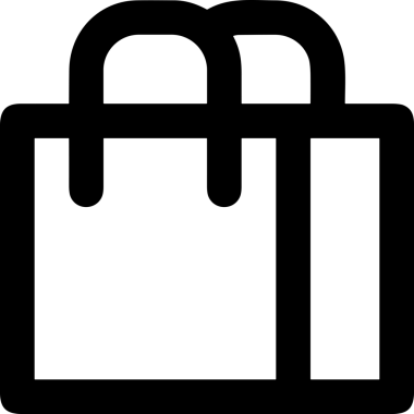 E-Ticaret, Perakende Uygulaması, Çevrimiçi Mağaza ve UI Tasarım Kullanımı için Alışveriş Simgesi Simgesi PNG Resmi