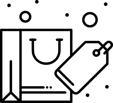 E-Ticaret, Perakende Uygulaması, Çevrimiçi Mağaza ve UI Tasarım Kullanımı için Alışveriş Simgesi Simgesi PNG Resmi