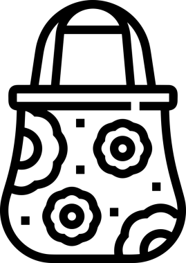 E-Ticaret, Perakende Uygulaması, Çevrimiçi Mağaza ve UI Tasarım Kullanımı için Alışveriş Simgesi Simgesi PNG Resmi