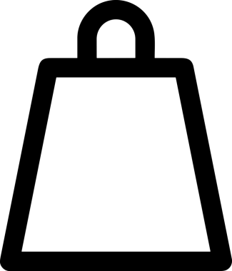 E-Ticaret, Perakende Uygulaması, Çevrimiçi Mağaza ve UI Tasarım Kullanımı için Alışveriş Simgesi Simgesi PNG Resmi