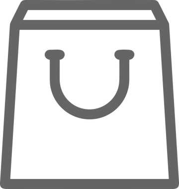 E-Ticaret, Perakende Uygulaması, Çevrimiçi Mağaza ve UI Tasarım Kullanımı için Alışveriş Simgesi Simgesi PNG Resmi