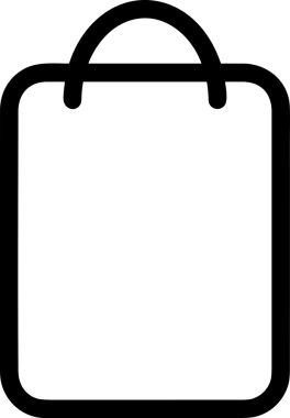 E-Ticaret, Perakende Uygulaması, Çevrimiçi Mağaza ve UI Tasarım Kullanımı için Alışveriş Simgesi Simgesi PNG Resmi