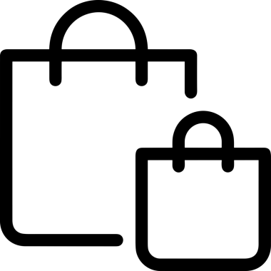 E-Ticaret, Perakende Uygulaması, Çevrimiçi Mağaza ve UI Tasarım Kullanımı için Alışveriş Simgesi Simgesi PNG Resmi