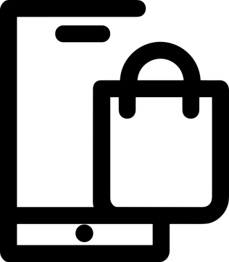 E-Ticaret, Perakende Uygulaması, Çevrimiçi Mağaza ve UI Tasarım Kullanımı için Alışveriş Simgesi Simgesi PNG Resmi