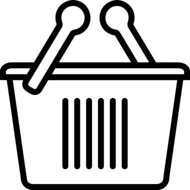 E-Ticaret, Perakende Uygulaması, Çevrimiçi Mağaza ve UI Tasarım Kullanımı için Alışveriş Simgesi Simgesi PNG Resmi