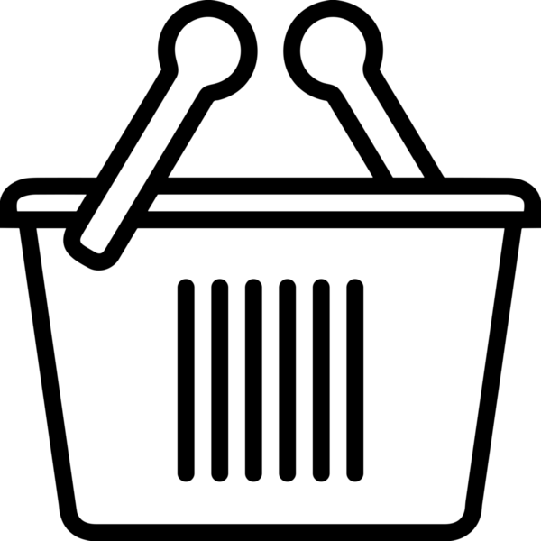 E-Ticaret, Perakende Uygulaması, Çevrimiçi Mağaza ve UI Tasarım Kullanımı için Alışveriş Simgesi Simgesi PNG Resmi