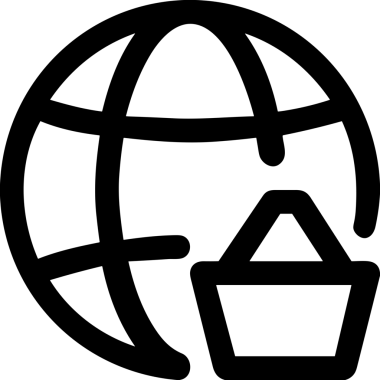 E-Ticaret, Perakende Uygulaması, Çevrimiçi Mağaza ve UI Tasarım Kullanımı için Alışveriş Simgesi Simgesi PNG Resmi
