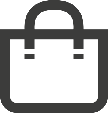 E-Ticaret, Perakende Uygulaması, Çevrimiçi Mağaza ve UI Tasarım Kullanımı için Alışveriş Simgesi Simgesi PNG Resmi