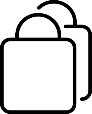 E-Ticaret, Perakende Uygulaması, Çevrimiçi Mağaza ve UI Tasarım Kullanımı için Alışveriş Simgesi Simgesi PNG Resmi