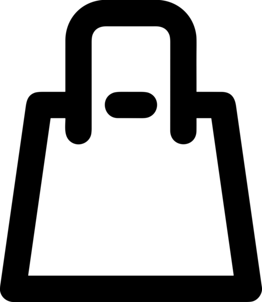 E-Ticaret, Perakende Uygulaması, Çevrimiçi Mağaza ve UI Tasarım Kullanımı için Alışveriş Simgesi Simgesi PNG Resmi