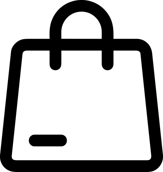 E-Ticaret, Perakende Uygulaması, Çevrimiçi Mağaza ve UI Tasarım Kullanımı için Alışveriş Simgesi Simgesi PNG Resmi