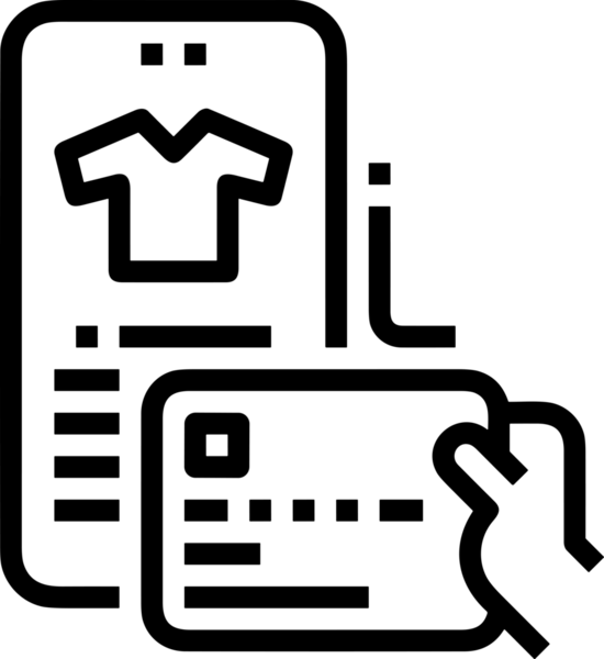 E-Ticaret, Perakende Uygulaması, Çevrimiçi Mağaza ve UI Tasarım Kullanımı için Alışveriş Simgesi Simgesi PNG Resmi