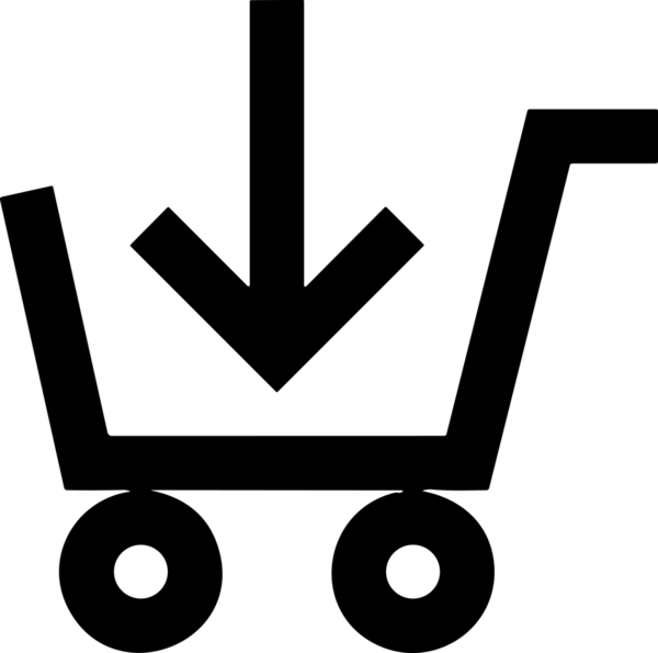 E-Ticaret, Perakende Uygulaması, Çevrimiçi Mağaza ve UI Tasarım Kullanımı için Alışveriş Simgesi Simgesi PNG Resmi