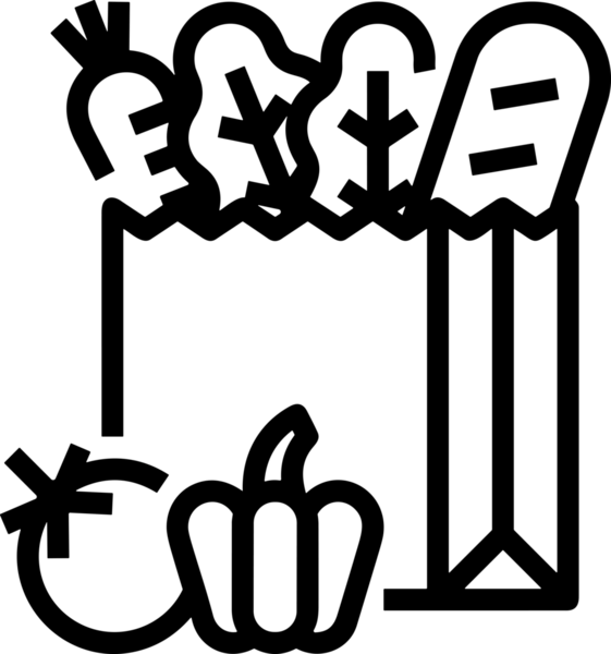 E-Ticaret, Perakende Uygulaması, Çevrimiçi Mağaza ve UI Tasarım Kullanımı için Alışveriş Simgesi Simgesi PNG Resmi