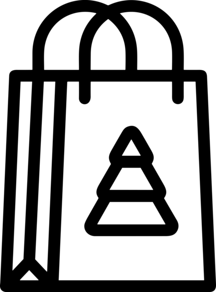 E-Ticaret, Perakende Uygulaması, Çevrimiçi Mağaza ve UI Tasarım Kullanımı için Alışveriş Simgesi Simgesi PNG Resmi