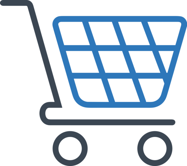 E-Ticaret, Perakende Uygulaması, Çevrimiçi Mağaza ve UI Tasarım Kullanımı için Alışveriş Simgesi Simgesi PNG Resmi