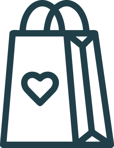 E-Ticaret, Perakende Uygulaması, Çevrimiçi Mağaza ve UI Tasarım Kullanımı için Alışveriş Simgesi Simgesi PNG Resmi