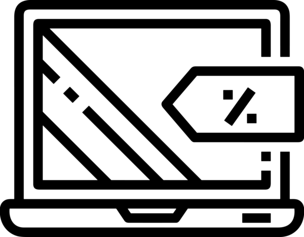 E-Ticaret, Perakende Uygulaması, Çevrimiçi Mağaza ve UI Tasarım Kullanımı için Alışveriş Simgesi Simgesi PNG Resmi
