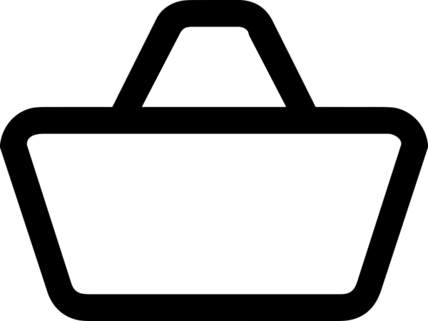 E-Ticaret, Perakende Uygulaması, Çevrimiçi Mağaza ve UI Tasarım Kullanımı için Alışveriş Simgesi Simgesi PNG Resmi