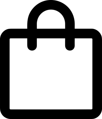 E-Ticaret, Perakende Uygulaması, Çevrimiçi Mağaza ve UI Tasarım Kullanımı için Alışveriş Simgesi Simgesi PNG Resmi