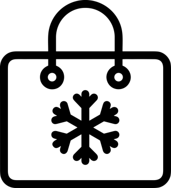 E-Ticaret, Perakende Uygulaması, Çevrimiçi Mağaza ve UI Tasarım Kullanımı için Alışveriş Simgesi Simgesi PNG Resmi