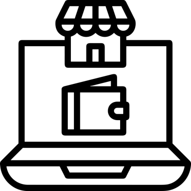 E-Ticaret, Perakende Uygulaması, Çevrimiçi Mağaza ve UI Tasarım Kullanımı için Alışveriş Simgesi Simgesi PNG Resmi