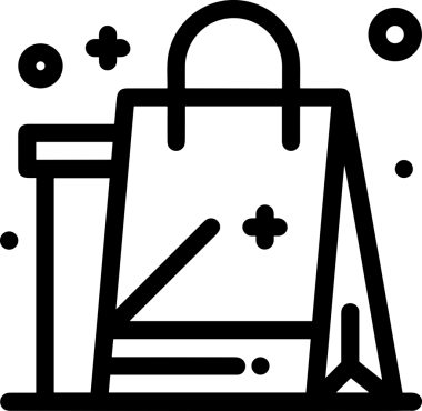 E-Ticaret, Perakende Uygulaması, Çevrimiçi Mağaza ve UI Tasarım Kullanımı için Alışveriş Simgesi Simgesi PNG Resmi