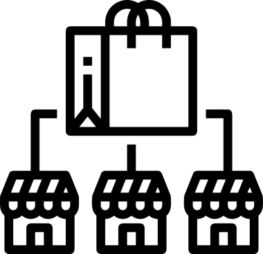 E-Ticaret, Perakende Uygulaması, Çevrimiçi Mağaza ve UI Tasarım Kullanımı için Alışveriş Simgesi Simgesi PNG Resmi