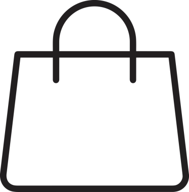 E-Ticaret, Perakende Uygulaması, Çevrimiçi Mağaza ve UI Tasarım Kullanımı için Alışveriş Simgesi Simgesi PNG Resmi