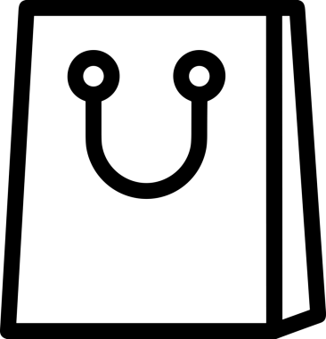 E-Ticaret, Perakende Uygulaması, Çevrimiçi Mağaza ve UI Tasarım Kullanımı için Alışveriş Simgesi Simgesi PNG Resmi