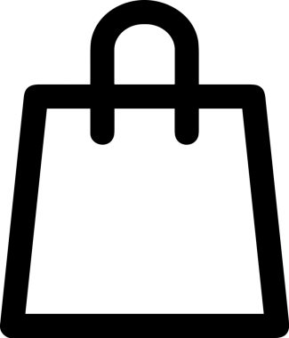 E-Ticaret, Perakende Uygulaması, Çevrimiçi Mağaza ve UI Tasarım Kullanımı için Alışveriş Simgesi Simgesi PNG Resmi