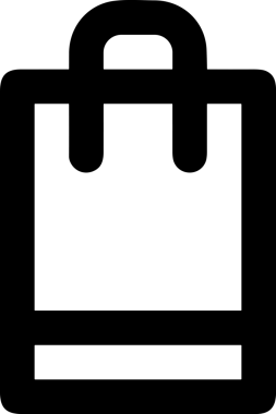 E-Ticaret, Perakende Uygulaması, Çevrimiçi Mağaza ve UI Tasarım Kullanımı için Alışveriş Simgesi Simgesi PNG Resmi